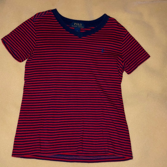 💙Boys POLO Red/Blue Stripes Size:6 Good Condition - Picture 4 of 5